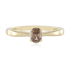 Anello in oro con Diamante Cioccolato SI1 (de Melo)