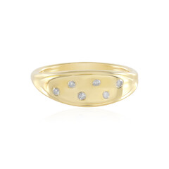 Anello in argento con Diamante I2 (I)