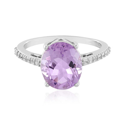 Anello in argento con Ametista Rose de France