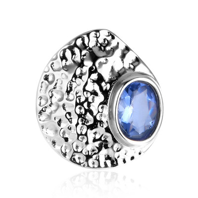 Ciondolo in argento con Fluorite Cangiante (MONOSONO COLLECTION)