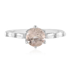 Anello in oro con Morganite Brasiliana