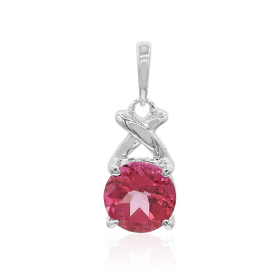 Ciondolo in argento con Topazio Rosa