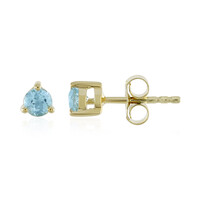 Orecchini in argento con Topazio Blu Svizzero