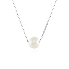 Collana in argento con Perla di Acqua Dolce