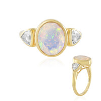 Anello in argento con Opale di Welo