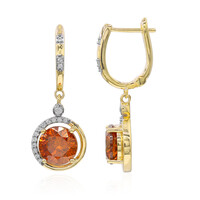 Orecchini in oro con Sfalerite spagnola