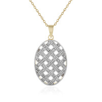 Collana in argento con Diamante I3 (I)