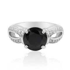 Anello in argento con Spinello Nero