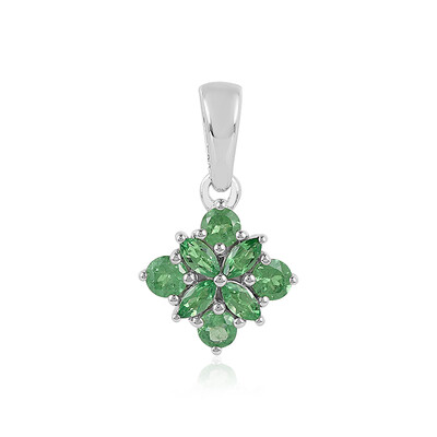 Ciondolo in argento con Tsavorite