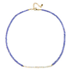 Collana in argento con Tanzanite