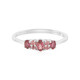 Anello in argento con Tormalina Rosa Brasiliana
