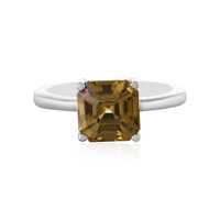 Anello in argento con Zircone Giallo