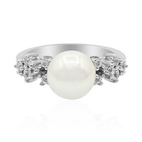 Anello in argento con Perla di Acqua Dolce