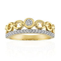 Anello in oro con Diamante IF (D)