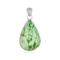 Ciondolo in argento con Variscite (Bali Barong)