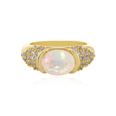 Anello in argento con Opale di Welo