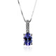Collana in oro con Tanzanite AAA