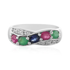 Anello in argento con Smeraldo Socoto