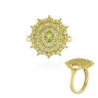 Anello in argento con Peridoto