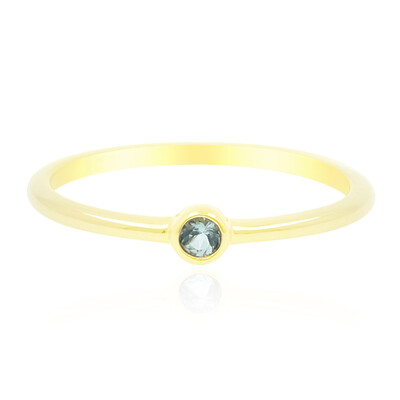 Anello in oro con Tormalina Paraiba Nigeriana