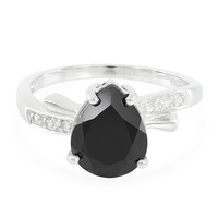 Anello in argento con Spinello Nero