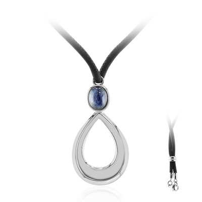 Collana in argento con Cianite del Nepal