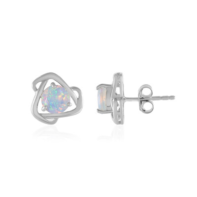 Orecchini in argento con Opale di Welo