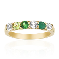 Anello in argento con Topazio Bianco