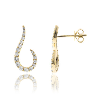 Orecchini in oro con Diamante I1 (H) (CIRARI)