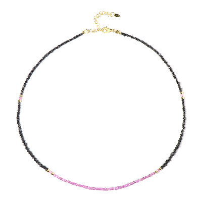 Collana in argento con Diamante Nero