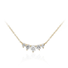 Collana in argento con Topazio Bianco