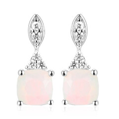 Orecchini in argento con Opale di Welo