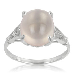 Anello in argento con Quarzo Rosa Angelandia