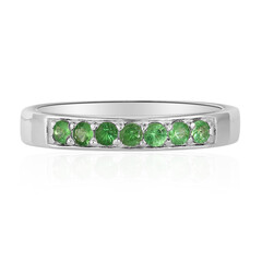 Anello in argento con Tsavorite