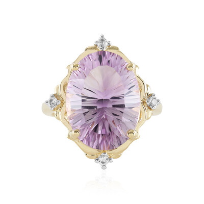 Anello in argento con Ametista Rose de France