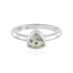 Anello in argento con Ametista Verde