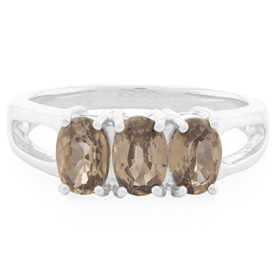 Anello in argento con Zircone Cannella