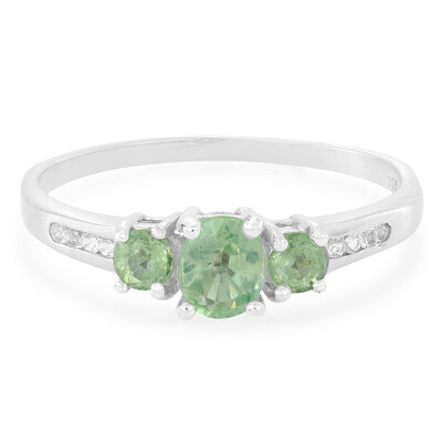 Anello in argento con Cianite Menta
