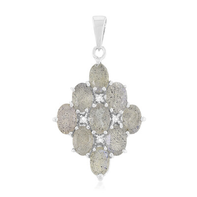Ciondolo in argento con Labradorite