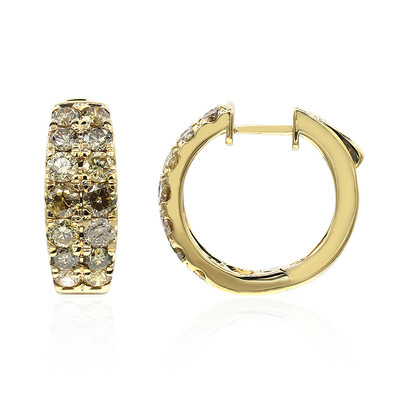 Orecchini in oro con Diamante Fancy SI2 (CIRARI)