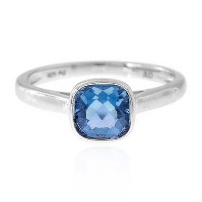 Anello in argento con Fluorite Cangiante