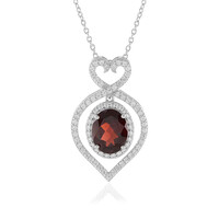 Collana in argento con Granato d’India