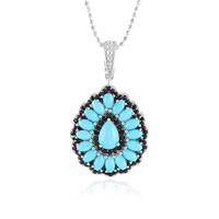 Collana in argento con Turchese Sleeping Beauty (Dallas Prince Designs)