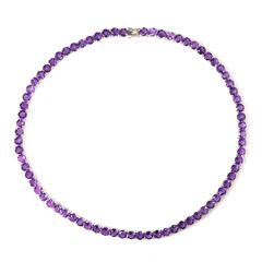 Collana in argento con Ametista Siberiana