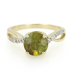 Anello in oro con Tormalina Cuprian