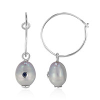 Orecchini in argento con Perla di Acqua Dolce (TPC)