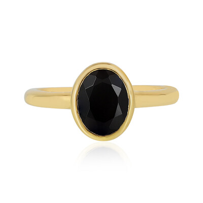Anello in argento con Onice Nero