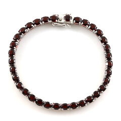 Bracciale in argento con Granato Mozambico