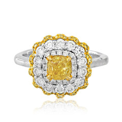 Anello in oro con Diamante Giallo SI (CIRARI)