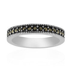 Anello in argento con Marcassite